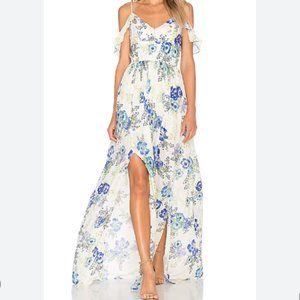 Amanda Uprichard Floral Wren Cotton Dress, off white floral, Women's Size XS